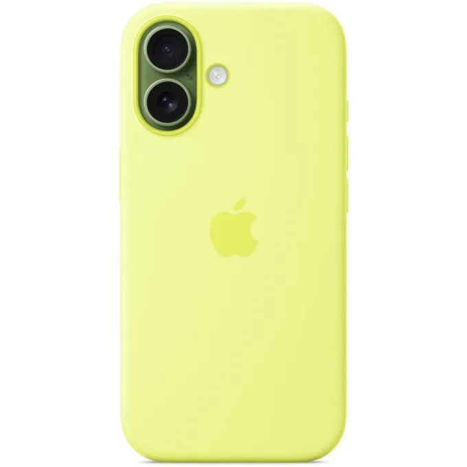 Silicone Case iPhone 17 with MagSafe - Neon Yellow — image 3