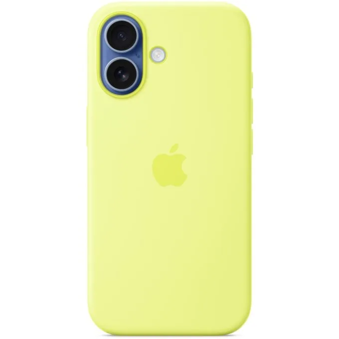Silicone Case iPhone 17 with MagSafe - Neon Yellow — image 4