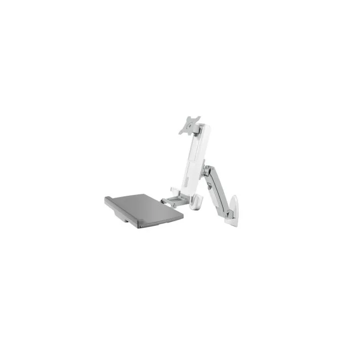 Sit-Stand Workstation with Wall Mount for Monitor up to 24" ICY BOX — image 2