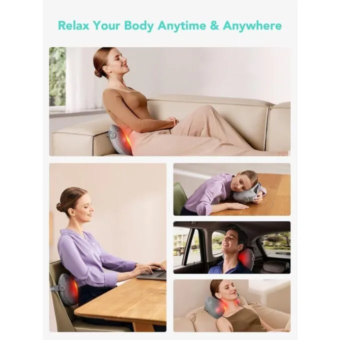 SKG Back-Waist-Neck Wireless Massager with Heat - T1-2 Pro - Back-Waist-Neck Wireless Massager with Heat — image 7