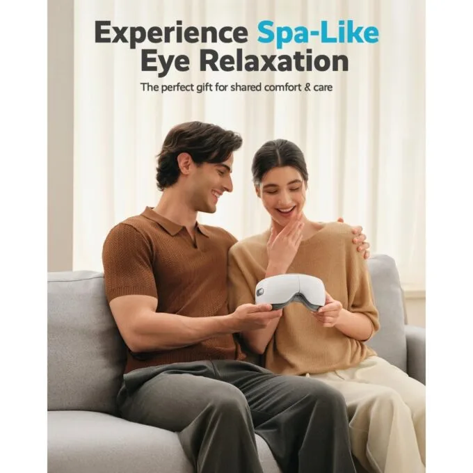 SKG Eye Massager - ES500 - Skin Friendly-Hot Compress-Music-Black — image 2