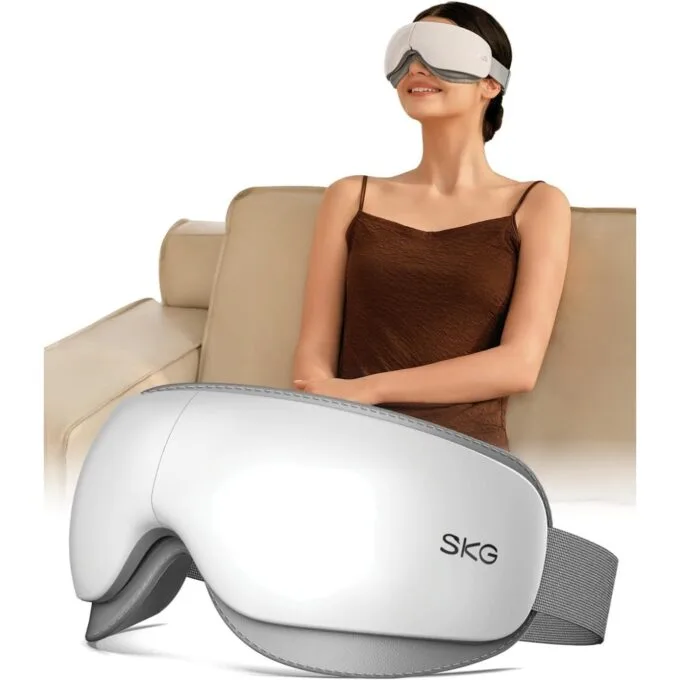 SKG Eye Massager - ES500 - Skin Friendly-Hot Compress-Music-Black — image 1