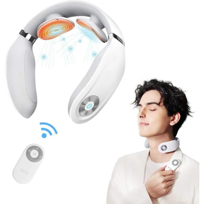 SKG Neck Massager - 4098E - Pulse-Heat-Remote-3xModes — image 11