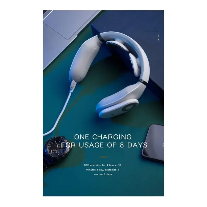 SKG Neck Massager - 4098E - Pulse-Heat-Remote-3xModes — image 9