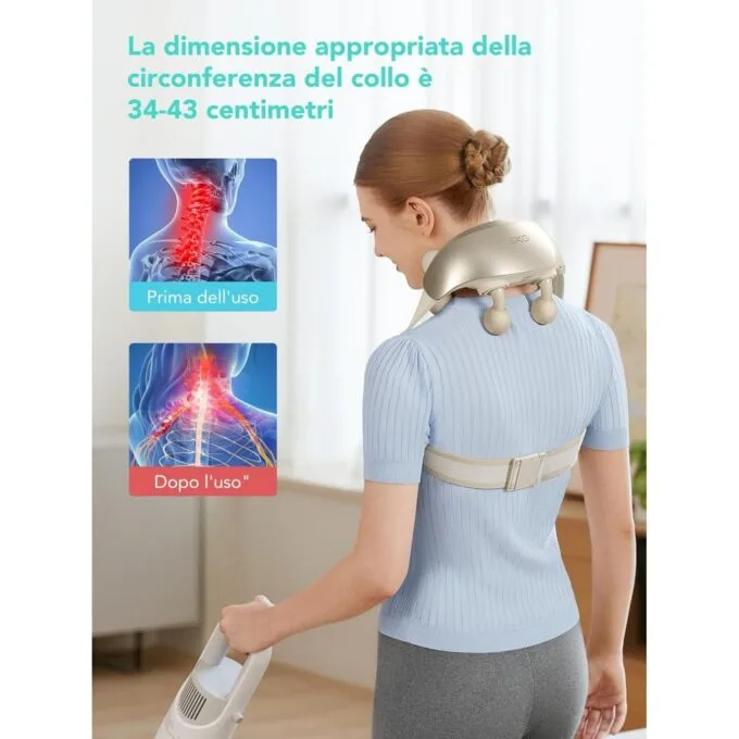 SKG Neck & Shoulder Massager - H7-Ultra - with White Massage Heads — image 2
