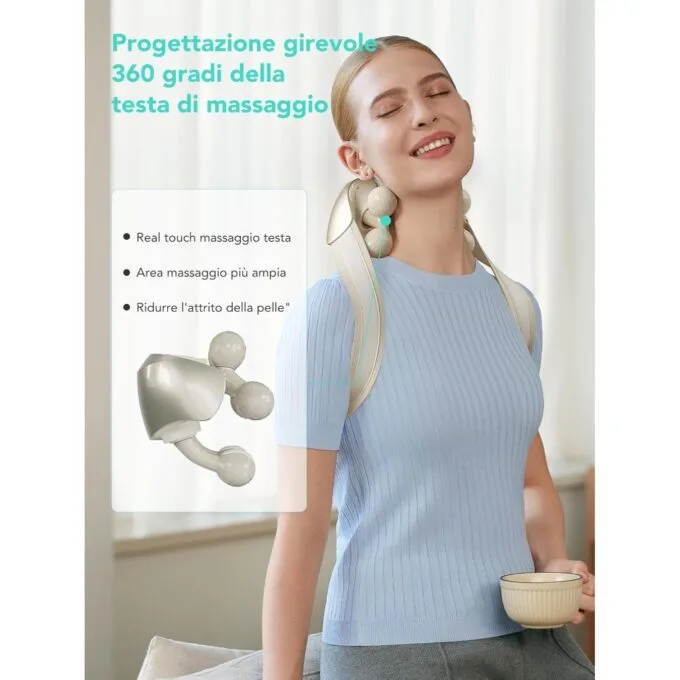 SKG Neck & Shoulder Massager - H7-Ultra - with White Massage Heads — image 7