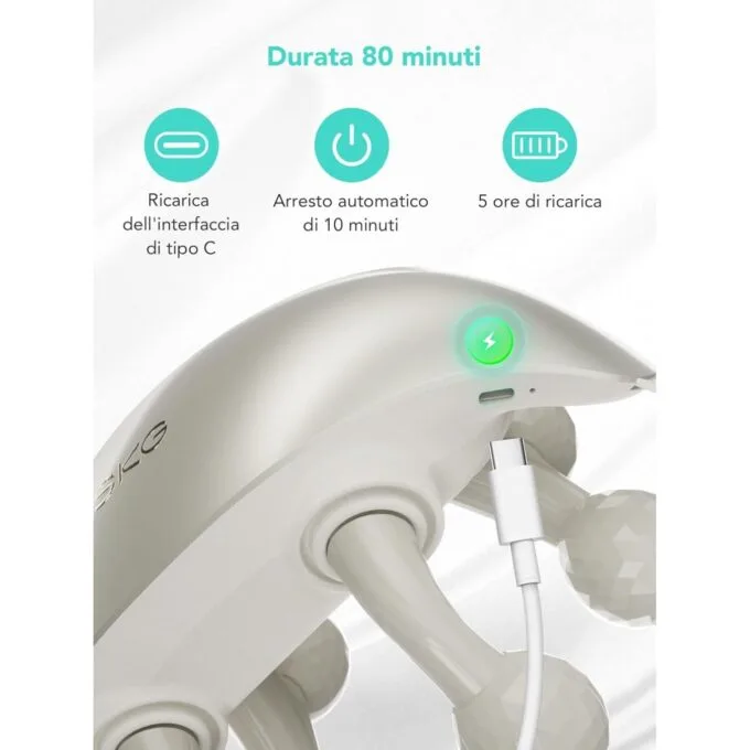 SKG Neck & Shoulder Massager - H7-Ultra - with White Massage Heads — image 8