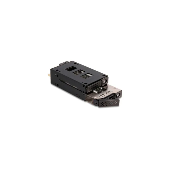 Slim Bay removable frame - for 2 x 2.5′′ U.2 NVMe SSD, drive enclosure — image 2
