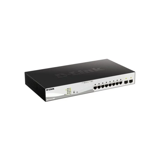 Smart PoE Switch - DGS-1210-10MP - 8P+2P, 2xSFP, 130W, Rack-mount, Gigabit — image 2