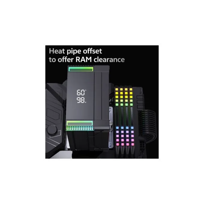 Snowman MT6-V4D-ARGB-BK CPU Air Cooler 240W TDP 6 Heatpipes — image 3