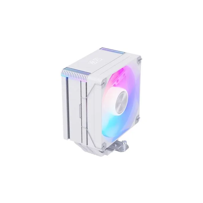 Snowman MT6-V4D-ARGB White CPU Air Cooler - 6 Heatpipes 120mm PWM ARGB Fan TDP 240W — image 2
