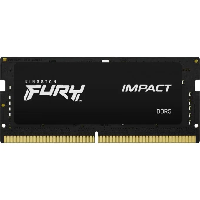 SO KINGSTON 16GB 4800MT S DDR5 CL38 SODIMM Kit of 2 FURY Impact - 2x8GB, 1.1V, 262-pin — image 1