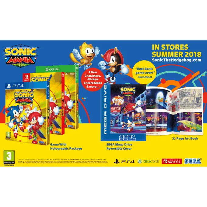 SONIC MANIA PLUS SWITCH - SWITCH — image 1