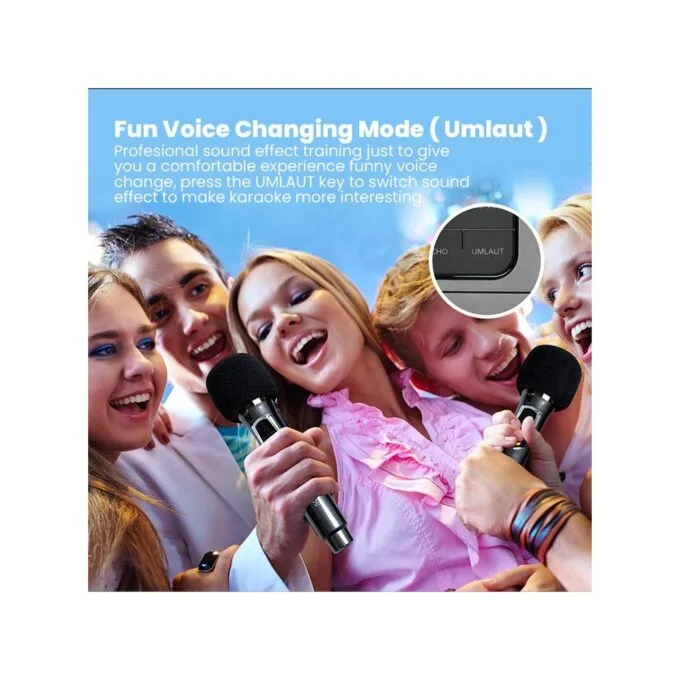 SonicGear 2 x 12'' Portable Karaoke Speaker - AudioXPro1200HD - 2 x Wireless Microphones — image 12