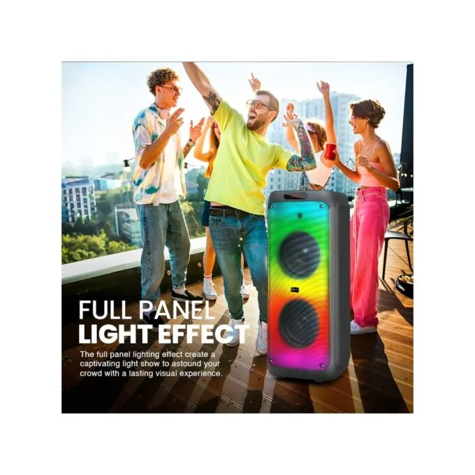 SonicGear 2 x 12'' Portable Karaoke Speaker - AudioXPro1200HD - 2 x Wireless Microphones — image 5