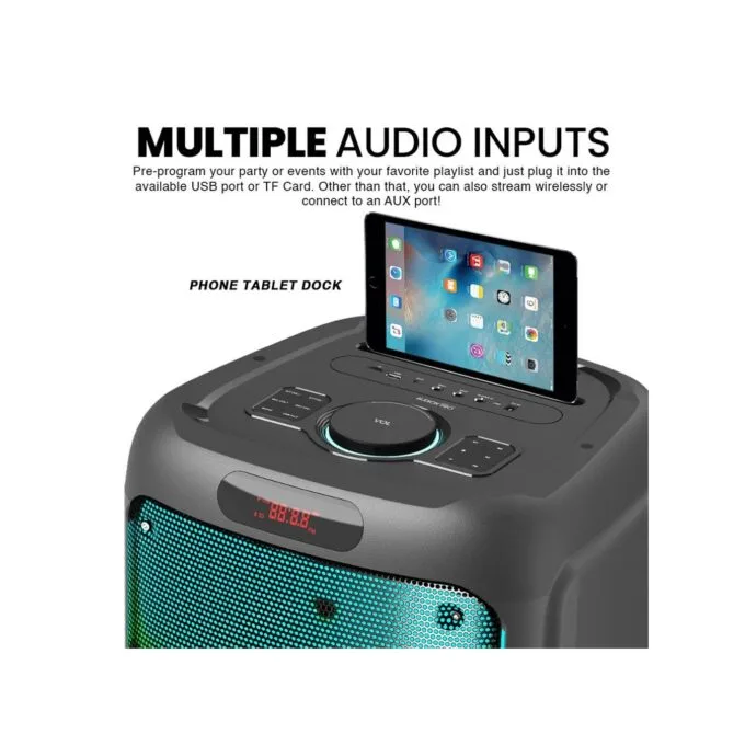 SonicGear 2 x 12'' Portable Karaoke Speaker - AudioXPro1200HD - 2 x Wireless Microphones — image 6