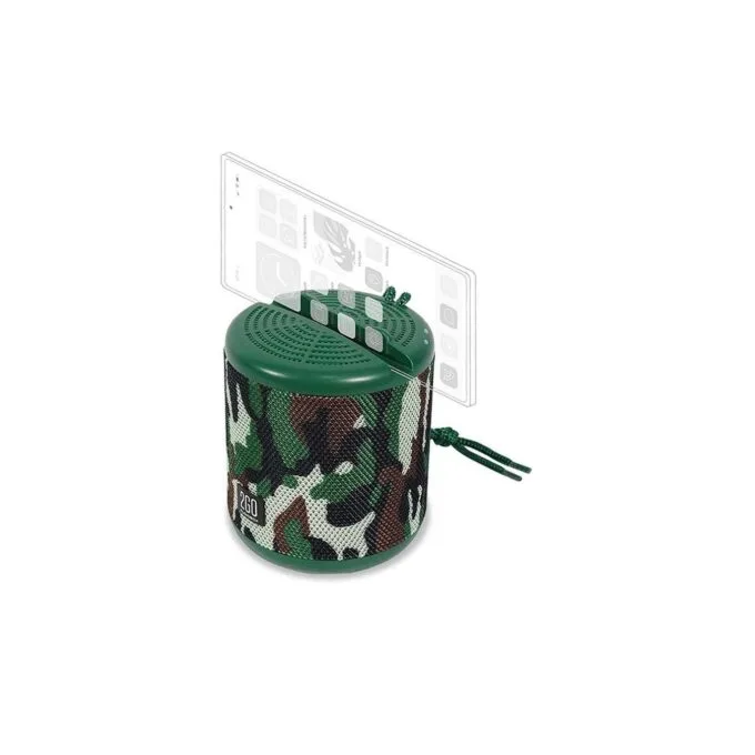 SonicGear AudioBox - 2GO-Dock100 - Portable BT FM Speaker with Dock Camo — image 1