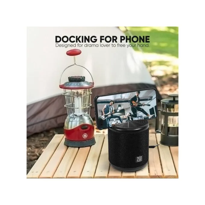 SonicGear AudioBox - 2GO-Dock100 - Portable BT FM Speaker with Dock Camo — image 9