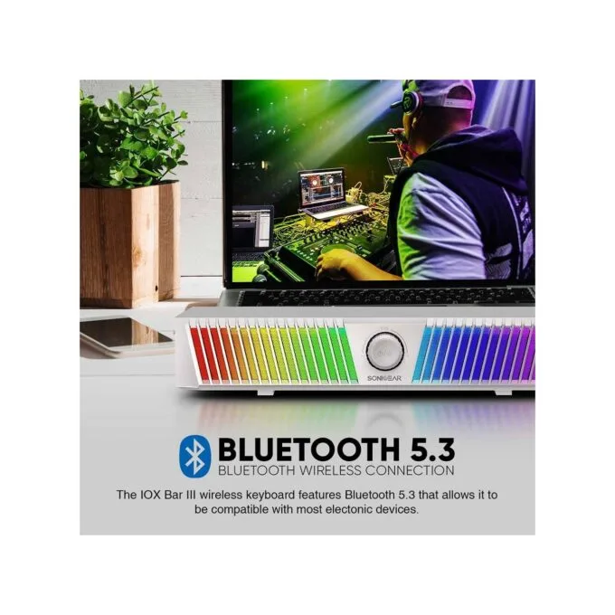 SonicGear BT RGB Soundbar White - iOX Bar III - BT RGB Soundbar White — image 2