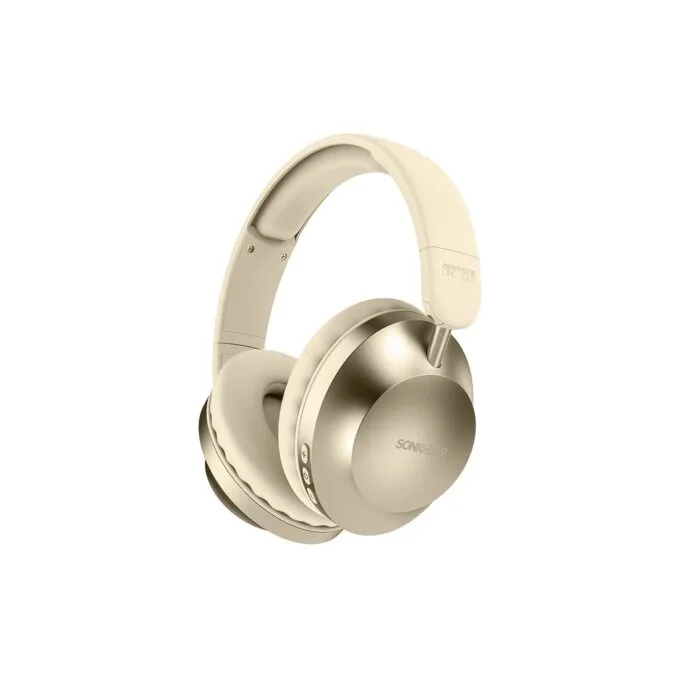 SonicGear Headphones Bluetooth AIRPHONE - DNC3000 - Champagne Gold — image 1