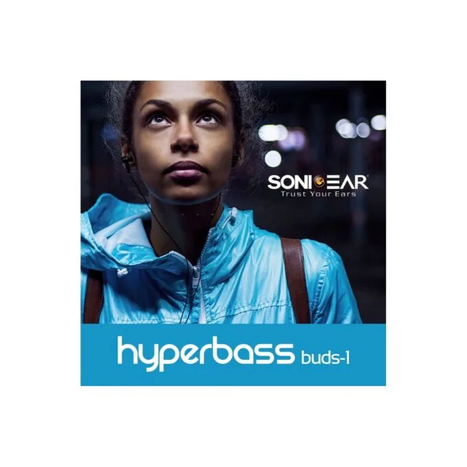 Sonicgear HYPERBASS BUDS Earphones - Gun Metal Black — image 1
