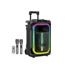 SonicGear HYPERBOX - 1500 Pro - 15'' Portable Karaoke Speaker 240W BT USB 2x Wireless Mics