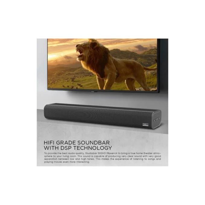 SonicGear Maverick 100W HiFi DSP Soundbar BT-USB-HDMI - STUDIOBAR 500HD - Maverick 100W HiFi DSP Soundbar BT-USB-HDMI — image 3