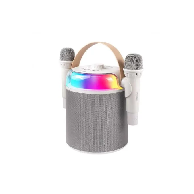 SonicGear Portable Karaoke Kids Speaker iOX White - K800 - BT Wireless Dual Mics — image 1