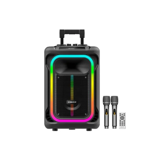 SonicGear Portable Karaoke Speaker - 1300 Pro - 12'' 240W TWS BT USB 2x Mics HYPERBOX — image 2