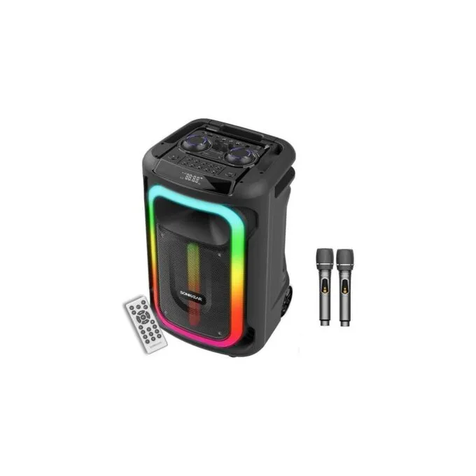 SonicGear Portable Karaoke Speaker - 1300 Pro - 12'' 240W TWS BT USB 2x Mics HYPERBOX — image 1