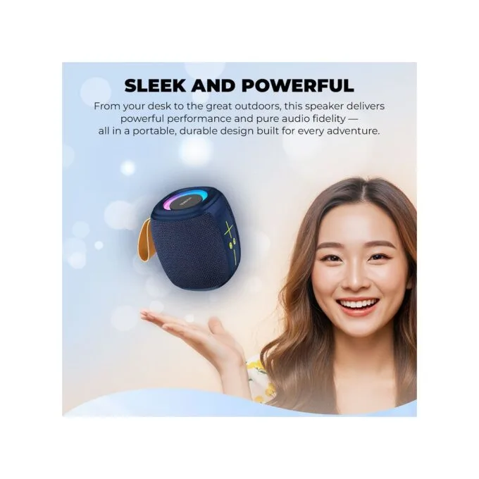 SonicGear Portable Speaker - SONICGO! 5 - TWS BT USB FM RGB Atlantic Blue — image 10