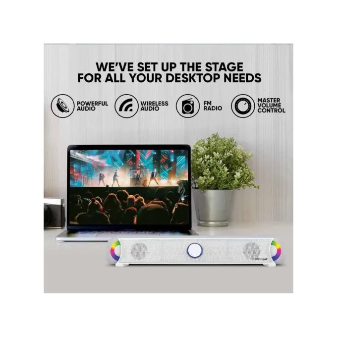 SonicGear SONICBAR - BT300 Pro - Portable BT FM RGB Soundbar — image 3
