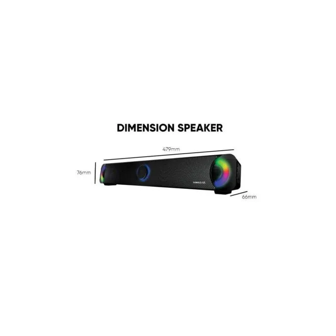 SonicGear SONICBAR - BT300 Pro - Portable BT FM RGB Soundbar — image 8