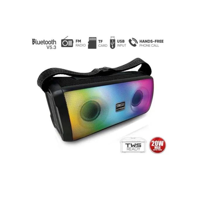 SonicGear - SONICGO!3 - RGB Portable Bluetooth Speaker with FM Radio & USB — image 2