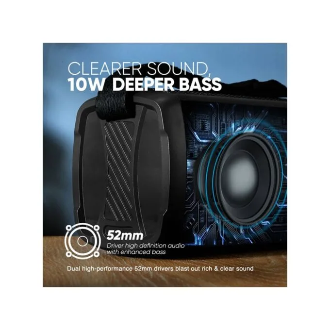 SonicGear - SONICGO!3 - RGB Portable Bluetooth Speaker with FM Radio & USB — image 8