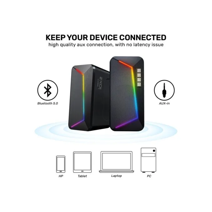 SonicGear Stereo Bluetooth PC Speakers - IOX 2 - Stereo Bluetooth PC Speakers — image 7