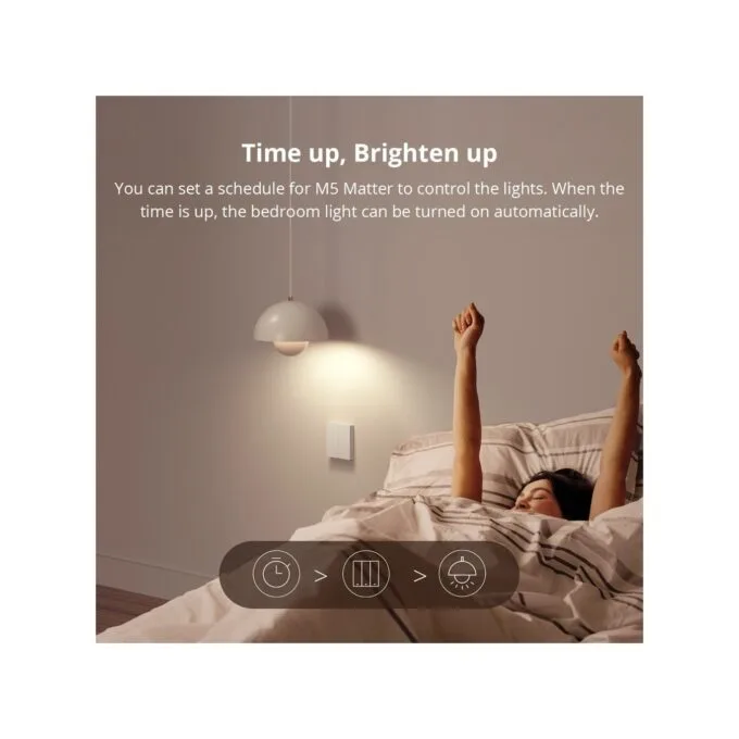 Sonoff Matter WiFi Smart Wall Mechanical Switch - M5 - 3-Button White — image 11