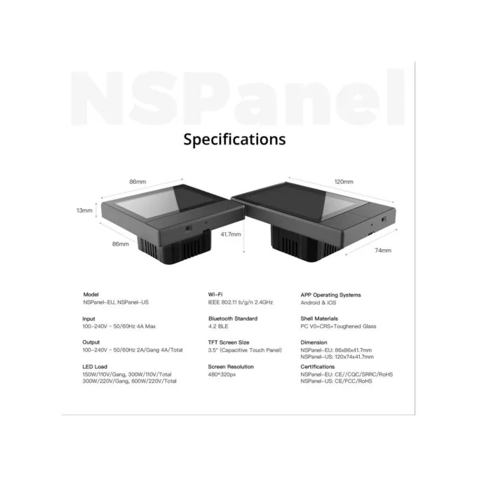 Sonoff NS Panel - touch screen — image 19