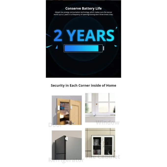 Sonoff RF Door & Window Alarm Sensor - DW2 - RF — image 6