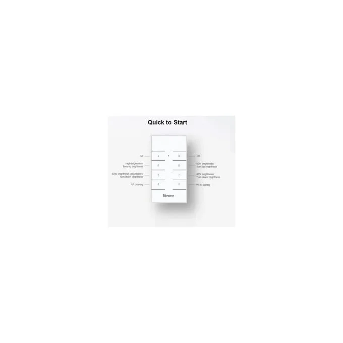 Sonoff Smart Dimmer Switch - D1 - Smart Dimmer Switch with Remote Control — image 4