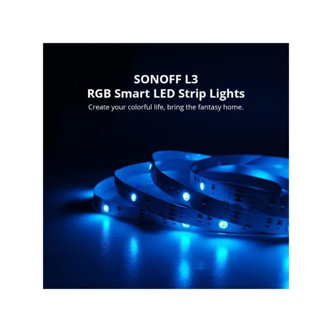 Sonoff Smart LED Light Strip - L3-5M - RGB Indoor IP54 Wi-Fi BT — image 9