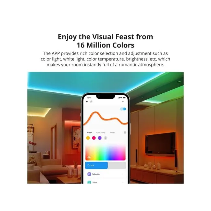 Sonoff Smart LED Light Strip - L3-5M - RGB Indoor IP54 Wi-Fi BT — image 4