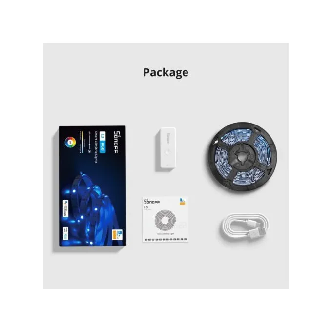 Sonoff Smart LED Light Strip - L3-5M - RGB Indoor IP54 Wi-Fi BT — image 12