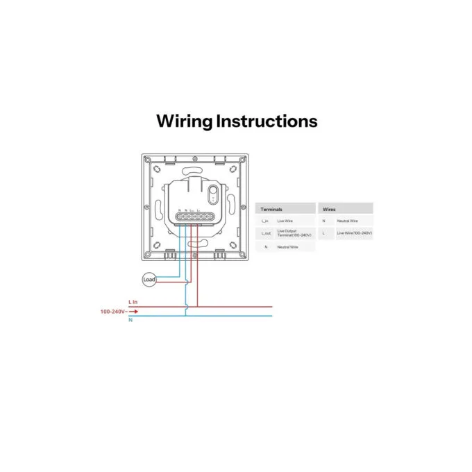 Sonoff Smart Wall Mechanical Switch 1-Button White With Matter — image 3