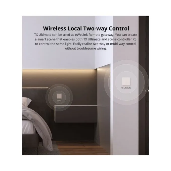 Sonoff Smart Wall Touch Switch - T53C-WiFi - 3-Button White — image 8