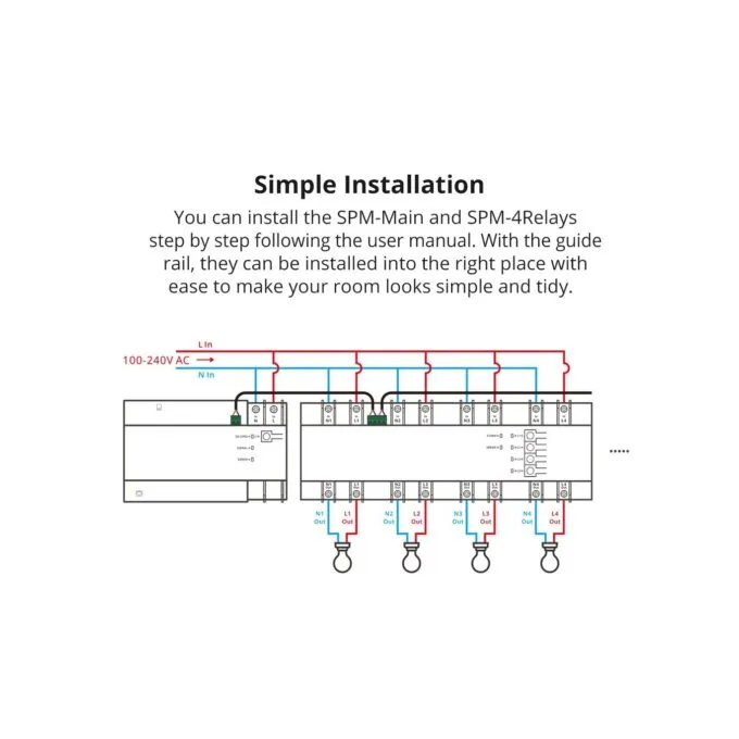 Sonoff - SPM-4Relay - 20A Wifi Smart Switch — image 11