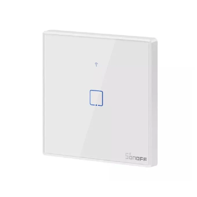 Sonoff T2EU1C-RF Smart Wall Touch Switch 1-Button White — image 1