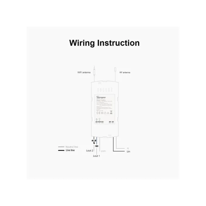 Sonoff WiFi Smart Ceiling Fan-Light Controller - IFAN04 - 3A — image 10
