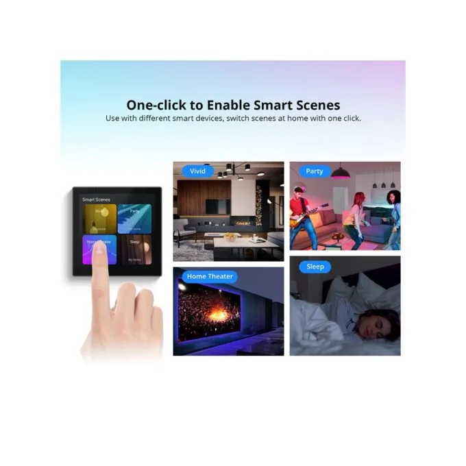 Sonoff Wifi Smart NS Panel Pro - Full Touch Display White — image 6