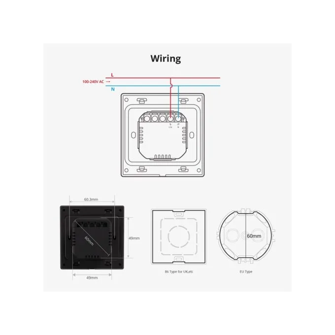 Sonoff Wifi Smart - NS Panel Pro - with Full Touch Display — image 16